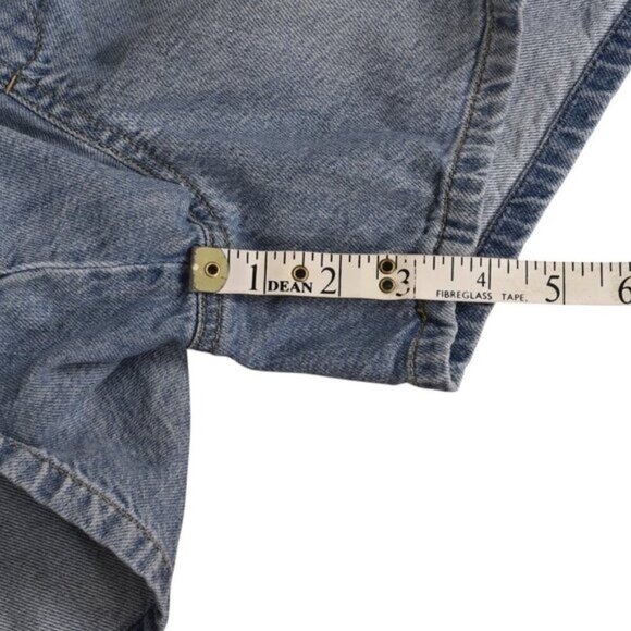 Gap Paperbag Pull On Jean Shorts Light Wash High Waist Size Small - Picture 11 of 11